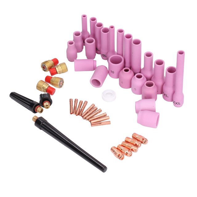 TIG Welding Torch Accessory,46Pcs TIG Welding Accessory Welding Gas Lens TIG Welder Accessory Unbeatable Value