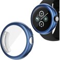 thumbnail image 1 of KOMI Compatible with Google Pixel Watch 2/Pixel Watch Screen Protector Case Frosted Matte Soft TPU Cover Full Protective Case Built-in HD Screen Film Accessories(Midnight Blue,Pixel Watch1/2), 1 of 5