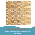 thumbnail image 2 of tredstone Crystal Rhinestone Ribbon Clothing Accessories Sticker Convenient Using Present Decoration Sheet with Shine Appearance Exquisite gold yellow 6 double side tape, 2 of 6