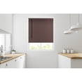 thumbnail image 2 of Cordless Vinyl Window Blinds, Horizontal Mini Slats for Privacy and Light Filtering, Chocolate, 2 of 4