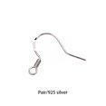 thumbnail image 2 of 1 Pair Earring Hook DIY Craft Earhook Dangling Earwire Jewelry Decorative Hooks Clasp Fitting Jewelry Making Findings Handicraft Accessory Silver, 2 of 6
