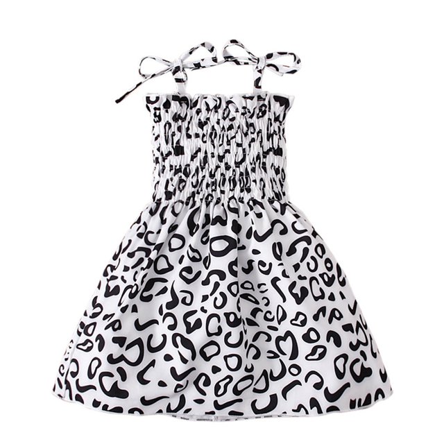 Robe pour Bébés Filles, Robes de Plage Décontractées Sans Manches, Robe d'Été Princesse