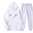 thumbnail image 2 of 2023 New Blue TRAPSTAR Letter Print Men‘s Sweatshirt Trendy Men‘s Fleece Hoodie Set, 2 of 5