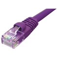 thumbnail image 1 of CAT5e Enhanced Patch Cable, with Boot 3ft, Purple, 1 of 1