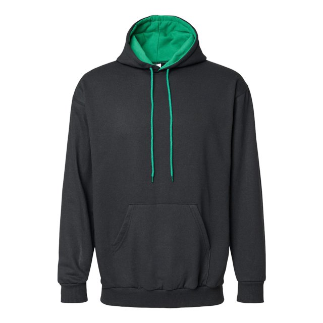 King Fashion KF9041 Two-Tone Hooded Sweatshirt