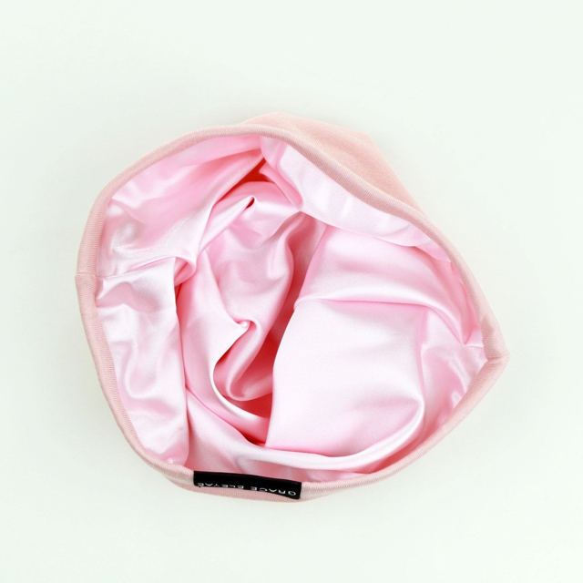 Grace Eleyae Casquette Ajustable Doublure Satinée (Rose)