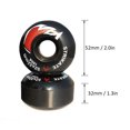 thumbnail image 4 of 4 Pcs Roues de Planche à Roulettes 52mm 100A Roues de Remplacement pour Longboard, 4 of 8