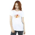 thumbnail image 2 of DC Comics T-Shirt Boyfriend en Coton Rouge Éclair pour Femmes, 2 of 3