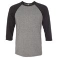 thumbnail image 1 of Bella + Canvas T-Shirt de Baseball Unisexe à Manches 3/4, 1 of 1