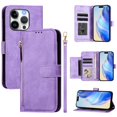 thumbnail image 2 of iPhone 14 PRO Case ,Zipper Handbag Wallet Leather Cover with Crossbody Detachable Lanyard Strap, 2 of 5