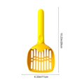 thumbnail image 3 of Yellow Cat Litter Shovel With Fine Holes For Clumping Litter Hanging Design Yellow Color, 3 of 7