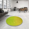 thumbnail image 4 of Ahgly Company Tapis d'Intérieur Rectangulaire Transitionnel Lavable à la Machine, Vert Pistache, 6 Pieds x 9 Pieds, 4 of 7