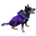 thumbnail image 1 of letairis Adjustable Hood Poncho For Small Medium Large Dogs Easy To Put On Dog Stylish And Dry High Purple M, 1 of 6