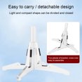 thumbnail image 1 of VONKY Folding Flute Wind Instrument Clarinet Stand with Four Legs Holder Plastic Bracket Detachable Professional for Musical Transparent, 1 of 6