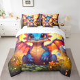 thumbnail image 2 of YST Kids Dragon 7-Piece Cartoon Animal Comforter Set, King, Red Flower Bedding, 2 of 4