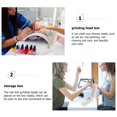 thumbnail image 2 of 2Pcs Nail Grinding Heads Box 30-Holes Nail Art Drill Bits Storage Box Containers, 2 of 8