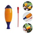 thumbnail image 5 of Instrument de Percussion Grenouille Poisson Jouet d'Éveil Musical pour Enfants Orange, 5 of 5