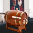 thumbnail image 4 of Distributeur de Baril Rétro Fût en Chêne pour Boisson Bière Déco Maison 1,5 L, 4 of 8