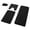 B-Black, variant on Dvkptbk Pink Bathroom Rugs Bath Mat Set 4 Pieces, Memory Foam Bath Mats for Bathroom, Non Slip Extra Soft Absorbent Bath Rugs, Machine Washable & Dry Toilet Shower Mat Bathroom Set