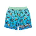 thumbnail image 1 of Minecraft Shorts de Bain Bleus pour Garçons, 1 of 4