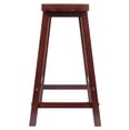 thumbnail image 3 of Winsome Satori Saddle Seat Counter Stool, Walnut, 3 of 8