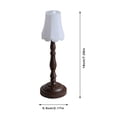 thumbnail image 2 of Doll Night Light Vintage Mini Desk Lamp Dollhouse Light Battery Operated Dollhouse Led Desk Lamp Table Lights Miniature Desk Lamp European Style Plastic Small Table Lamp, 2 of 3