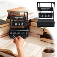 thumbnail image 2 of Counter 3D Printed Book Shelf Sign Reading Swinging Display with Digital Storage for Book Lovers Craft and Stationery, 2 of 5