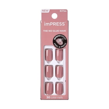 KISS ImPRESS Color - Faux Ongles, Courts