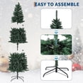thumbnail image 4 of 7.5FT Pencil Christmas Tree,Artificial Pre-Lit Christmas Tree,Realistic Xmas Tree Artificial Holiday Decoration for Indoor and Outdoor Use, 4 of 8