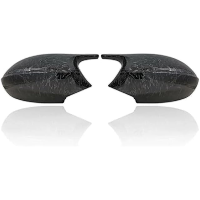 Compatible For BMW 3 Series E90E92E93 Horn Rearview Mirror Shell 325i1 Series E87 Modified Carbon Fiber Outer Cover Cover Auto Accessories(A2)