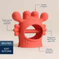 thumbnail image 3 of Itzy Ritzy Bitzy Grip Crab Infant Baby Teether for Babies 3 Months and up, 3 of 10