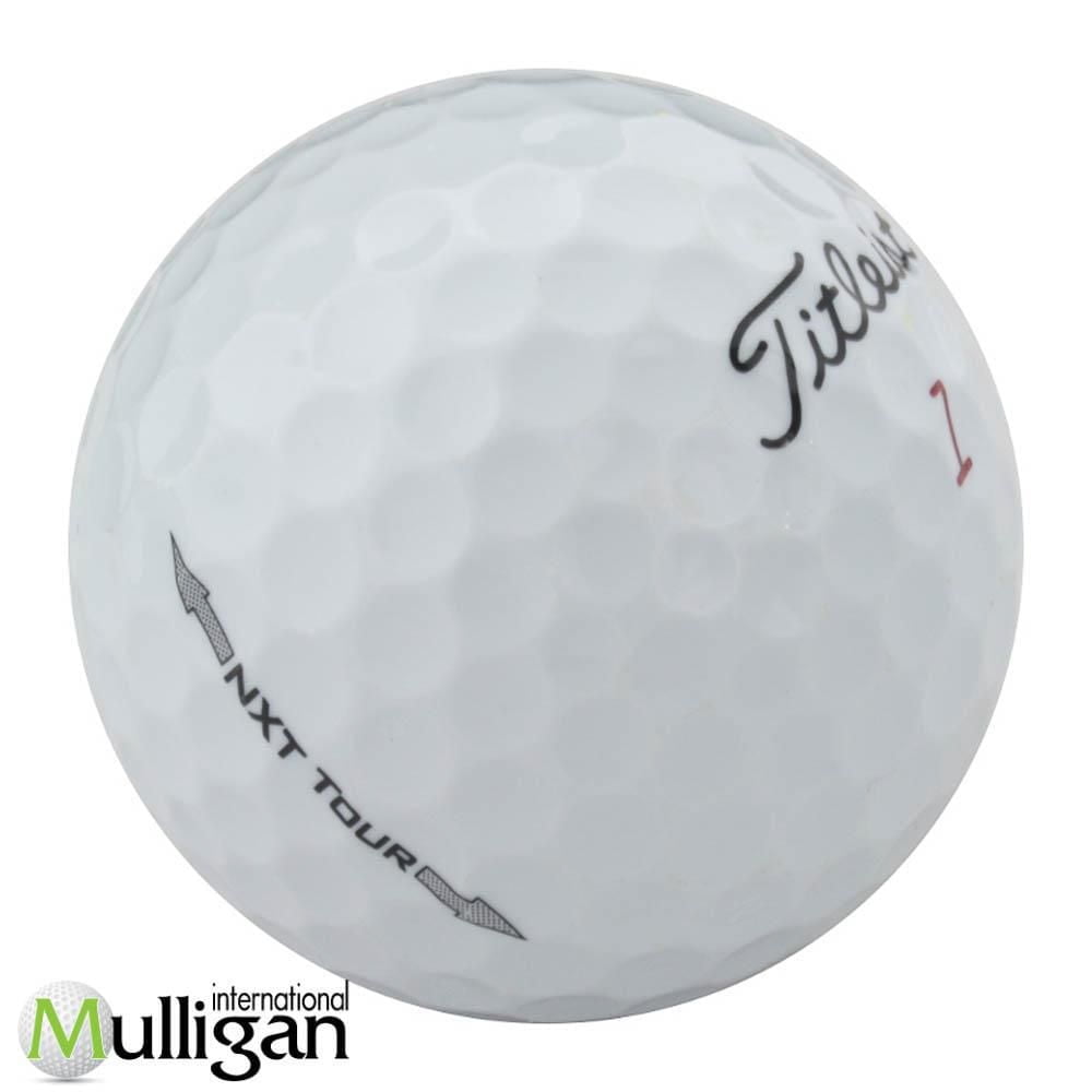 Mulligan - 12 balles de golf récupérées Titleist NXT Tour 4A, Blanc