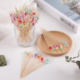 thumbnail image 4 of 100 Pcs Cure-Dents Colorés Décoratifs pour Gâteau Fruits E3D8, 4 of 9