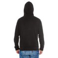 thumbnail image 2 of J America Adulte Triblend Sweat à Capuche en Polaire à Fermeture Éclair Complète, 2 of 3