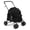 Black, variant on Gymax Pet Stroller for Small Medium Dogs w/Swivel Front Wheels & One-Step Rear Brake Black
