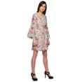 thumbnail image 3 of Moomaya Peignoir en Coton pour Femmes Robe de Chambre Imprimée Courte Peignoir de Douche Nuptiale, 3 of 6