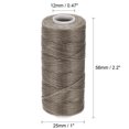 thumbnail image 3 of Unique Bargains Light Coffee Polyester Waxed Leather Sewing Thread, 55 Yards, 3 of 6