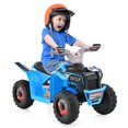 thumbnail image 1 of Costway Kids Ride on ATV 4 Wheeler Quad Toy Car 6V Battery Powered Motorized Toy Blue, 1 of 9