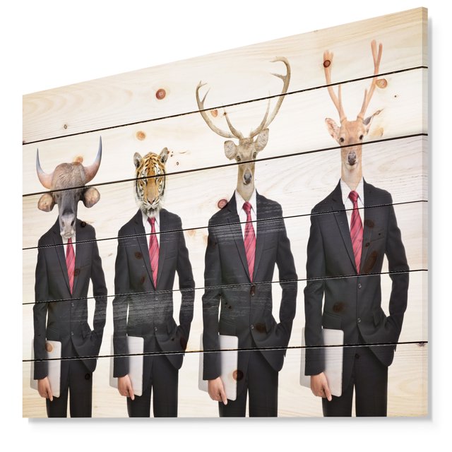 Design Art - Animals in Americana Suit