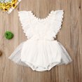 thumbnail image 2 of SUNSIOM Baby Girls Romper Lace Halter Backless Dress Jumpsuit, 2 of 7
