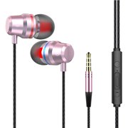 WIFKLSIIPG Earphones in Ear Headphones with Microphone 3.5mm Wired Earbuds for Ios and Android Smartphones Laptops Mp3 Gaming Walkman