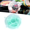 thumbnail image 2 of Couvercles Extensibles en Silicone, Couvercles Extensibles pour Bol, Extensibles Inodores Réutilisables pour Tous Types de Stockage Alimentaire s'Adapte à Diverses Tailles Conteneurs Couvercles pour Bol, Tasse Vert, 2 of 8