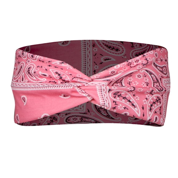 2025 Wrap Women Headband Mens Sweat Bands Headbands Elastic Head Bandana Hair Headbands Knotted for Women Print Band