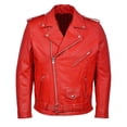 thumbnail image 1 of Pisexur Faux Leather Jacket Men Men's Motorcycle Leather Jacket Top With Zipper Plus Size Leather Jacket Motorcycle Jacket, 1 of 5