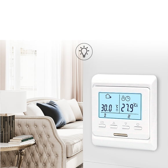 Smart Thermostat Electric Floor Heating Water Temperature Controller Programmable Thermostats 3A 16A ,Easy to Install