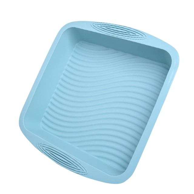 Cake Mould Square Pan for Baking – 8x8 Nonstick Silicone Baking Pan for Cakes Rice Lasagnas and More Kitchen for Even Heat Distribution