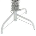 thumbnail image 5 of vidaXL Artificial Half Christmas Tree with Stand Silver 120 cm PET, 5 of 5