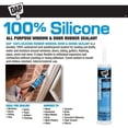 thumbnail image 2 of Scellant de silicone de qualité supérieure DAP Silicone Plus, 319ml, Blanc, 2 of 3