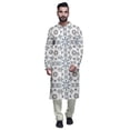 thumbnail image 1 of Atasi Kurta Imprimé de Designer pour Garçons Ensemble Kurta Pyjama Décontracté Vêtements Ethniques d'Été, 1 of 5