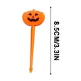 thumbnail image 2 of Todaioua Halloween Picks 3.3 Inch - Pumpkin Cat Ghost Cartoon Toothpicks for Bento Box Fruit Decor, Mini Multicolored Party Accessories for Birthday Wedding Holiday Celebrations​​, 2 of 5